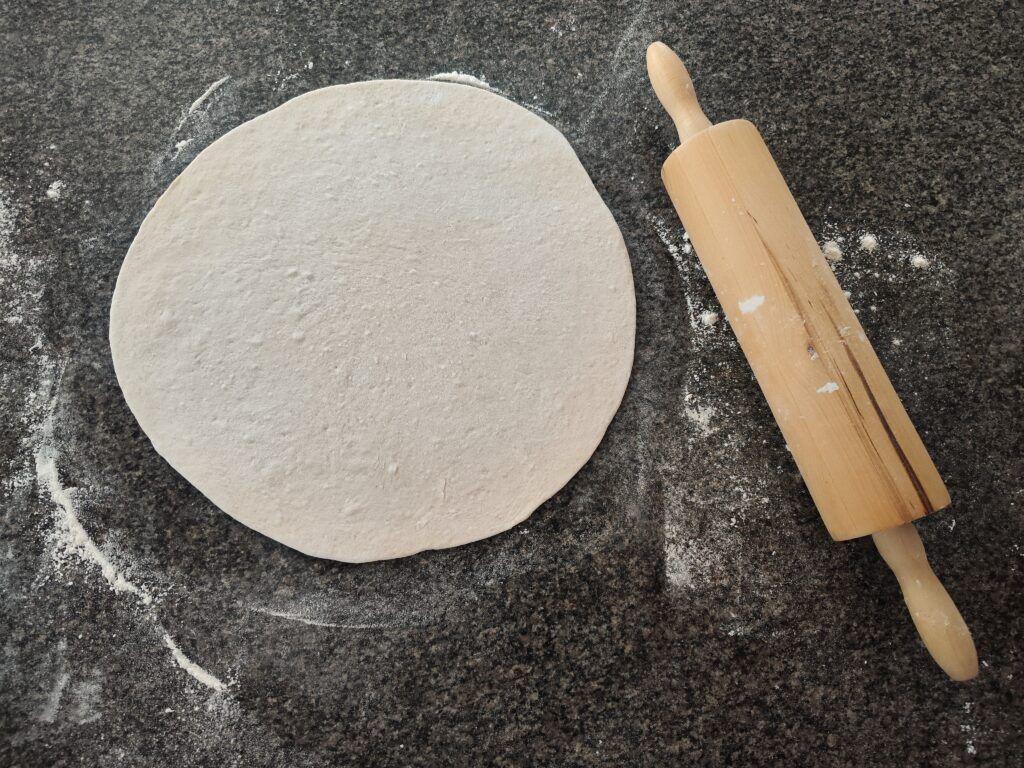 Base de pizza casera - Paso 7