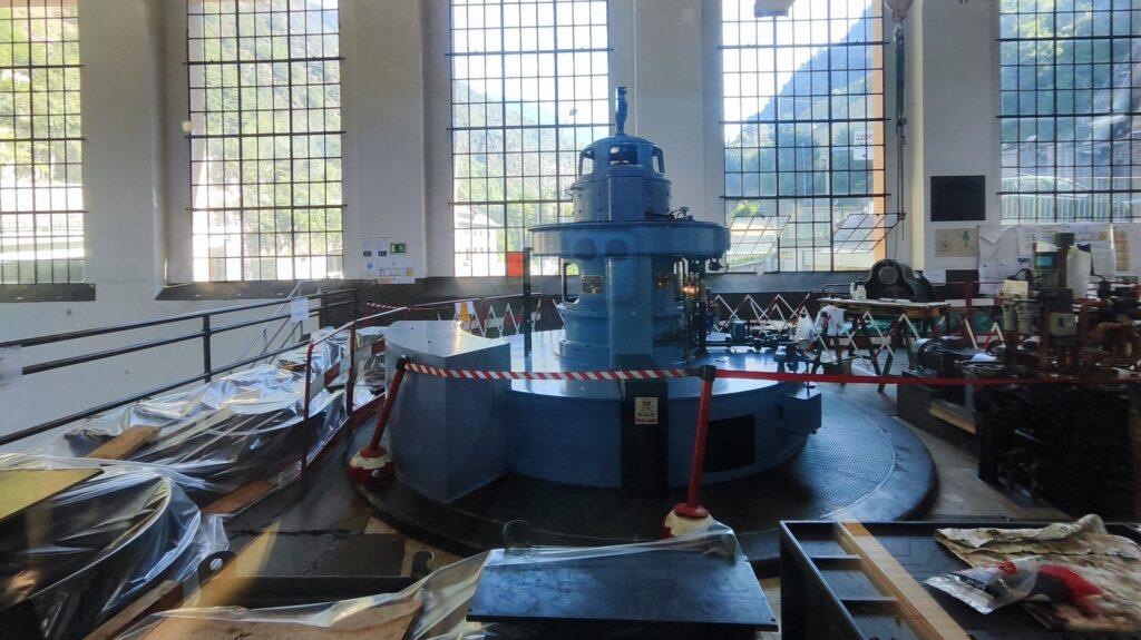 Turbina de la central hidroeléctrica de FEDA