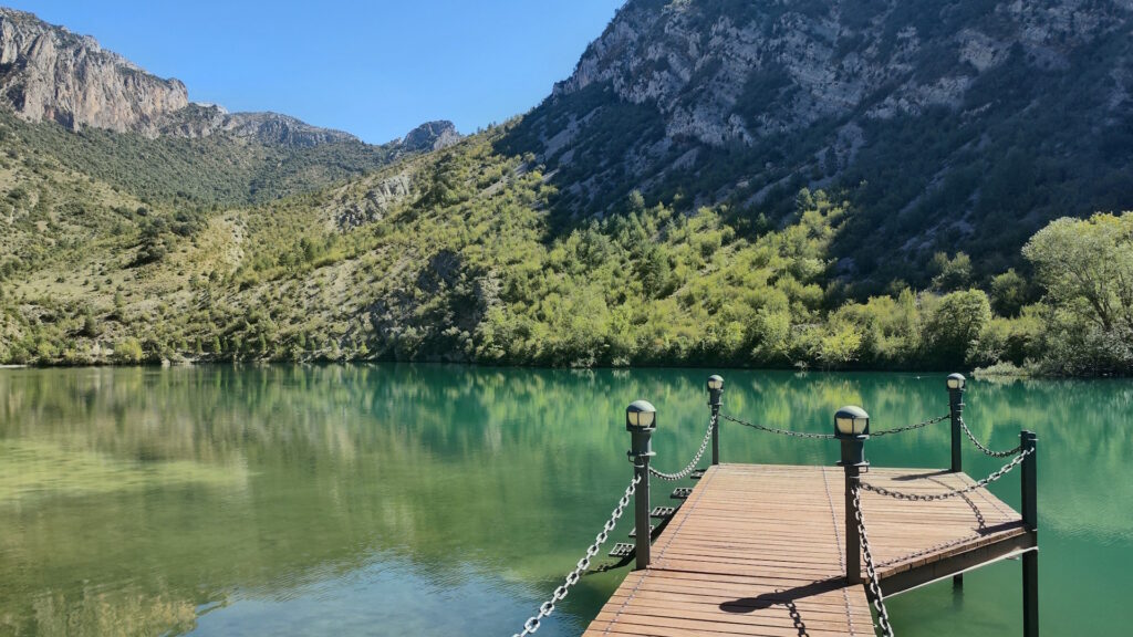 Embarcadero de Sopeira en el río Noguera Ribagorzana